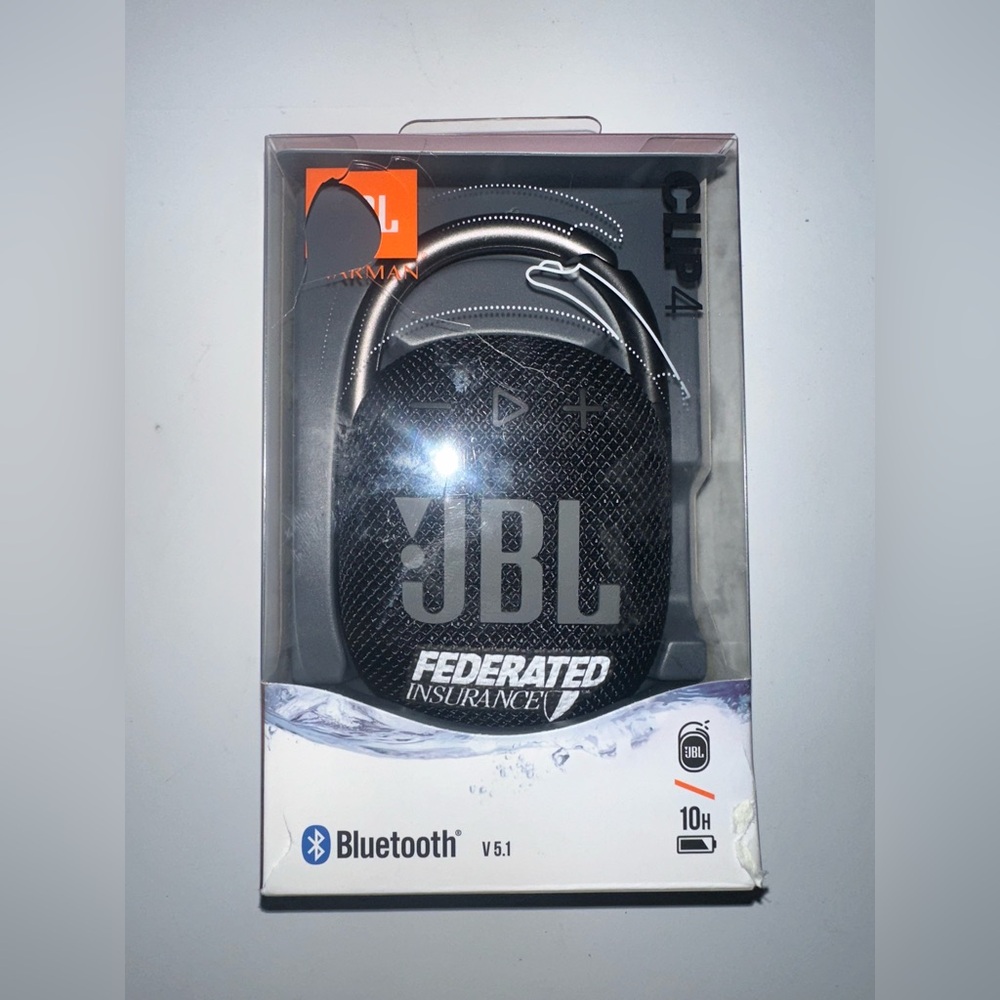 JBL Clip 4 Black Portable Speaker